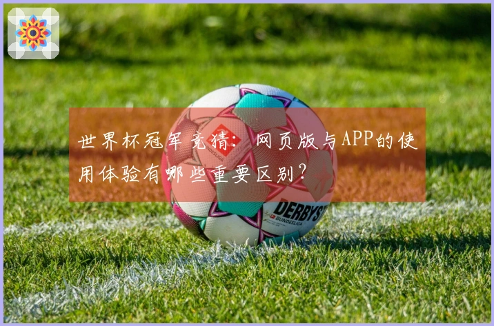 世界杯冠军竞猜：网页版与APP的使用体验有哪些重要区别？